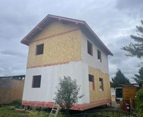 Дом из СИП панелей в д.Янино 1