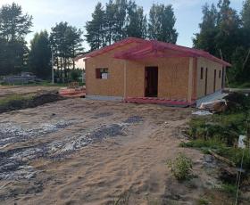 Дом из СИП панелей в п.Савочкино