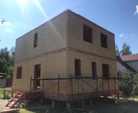 Строительство дома из СИП панелей в д. Коккорево