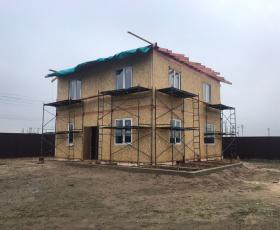 Строительство дома из СИП панелей в д. Разметелево