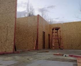 Строительство дома из СИП панелей в д. Селигер