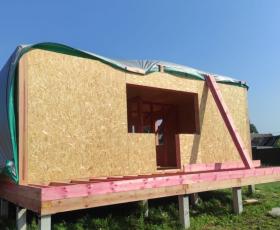 Строительство дома из СИП панелей в д. Снегиревка
