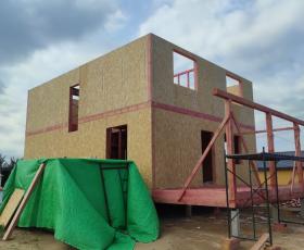 Строительство дома из СИП панелей в д.Хиттолово