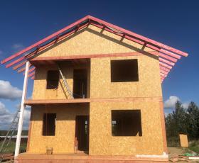 Строительство дома из СИП панелей в д.Хиттолово