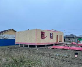 Строительство дома из СИП панелей в д.Красный бор