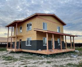 Строительство дома из СИП панелей в г. Новая Ладога 