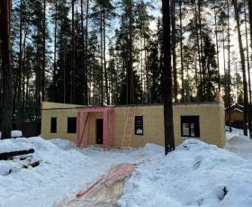 Строительство дома из СИП панелей в п. Вырица