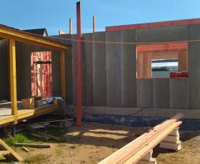 Строительство дома из СИП панелей в п.Лебяжье
