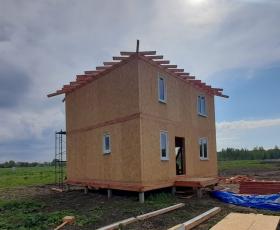 Строительство дома из СИП панелей в п.Новосергиевка