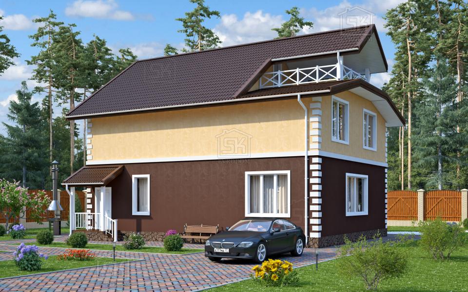 Дом из СИП панелей по проекту Вилючинск